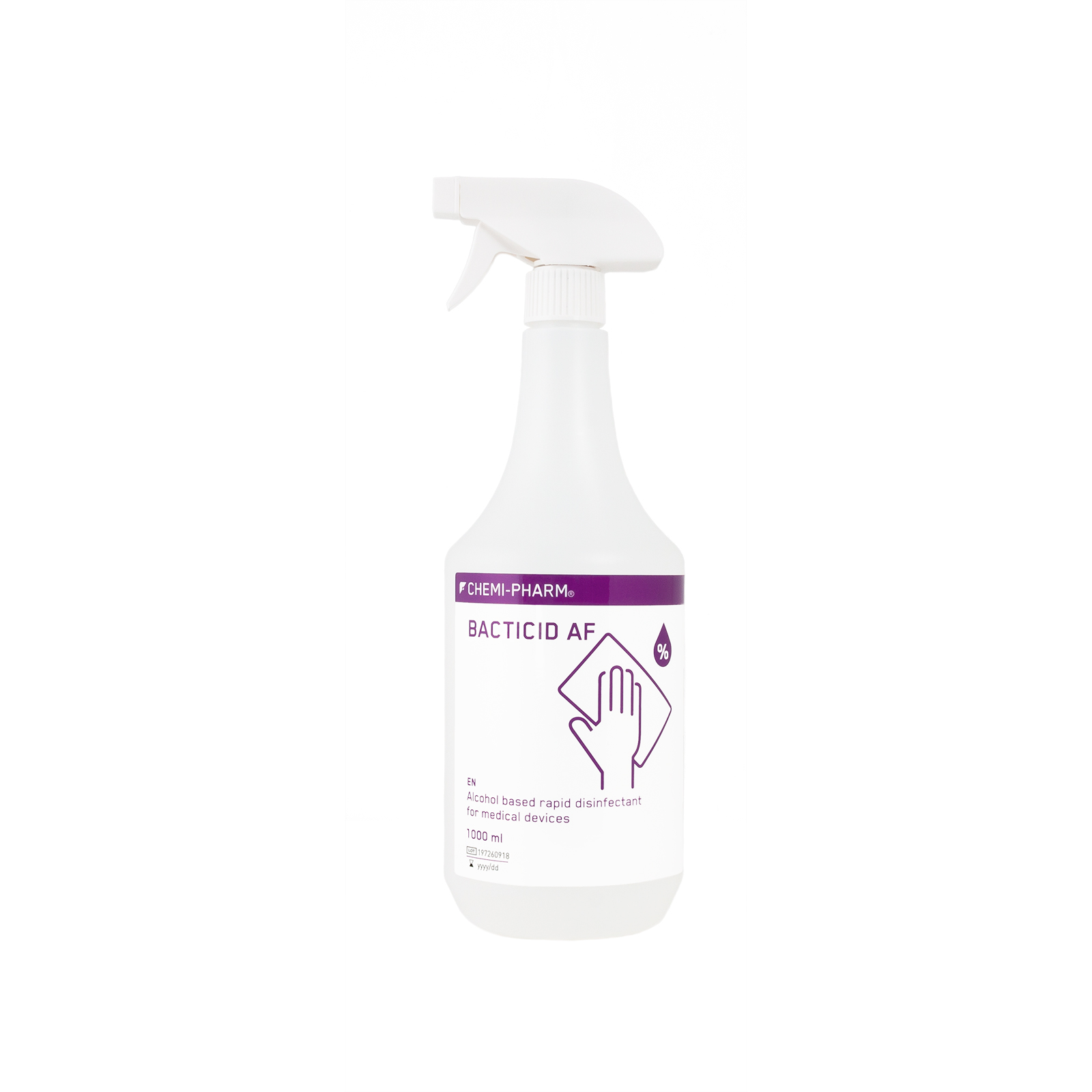 Alcohol Based Rapid Disinfectant For Medical Devices Bacticid AF