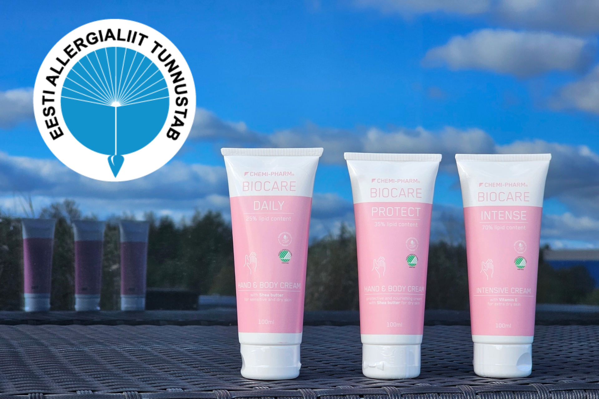 Eesti Allergialiit tunnustab Chemi-Pharm Biocare kätekreeme